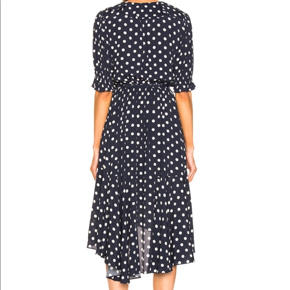 Fabulous Icons Polka Dot Wrap High Low Dress - Picture 4 of 10